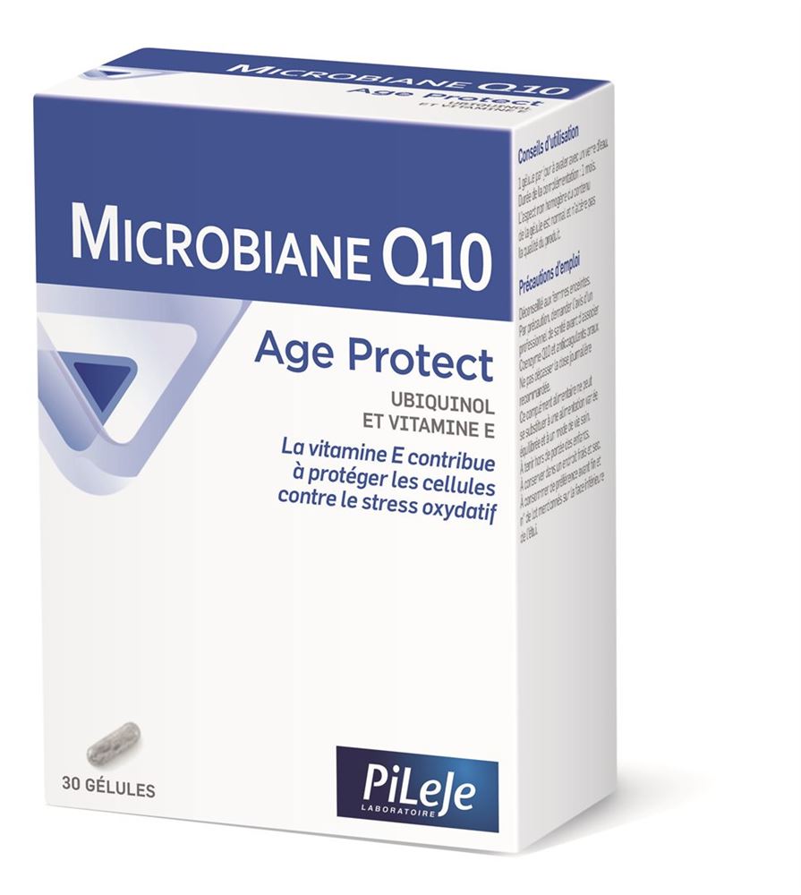 Microbiane Q10 gélules age protect 30 pce