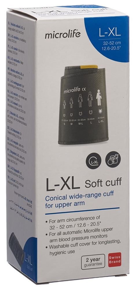 Microlife Manschette Oberarm L-Xl 32-52cm anthrazit