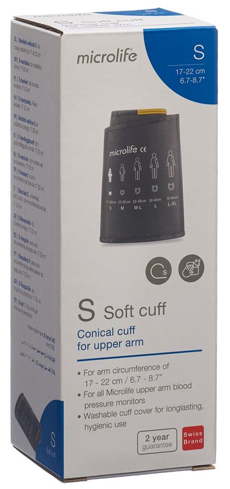 Microlife bracciale S 17-22cm antracite
