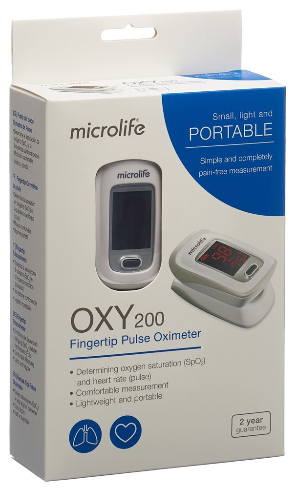 Microlife oxymètre de pouls Oxy 200