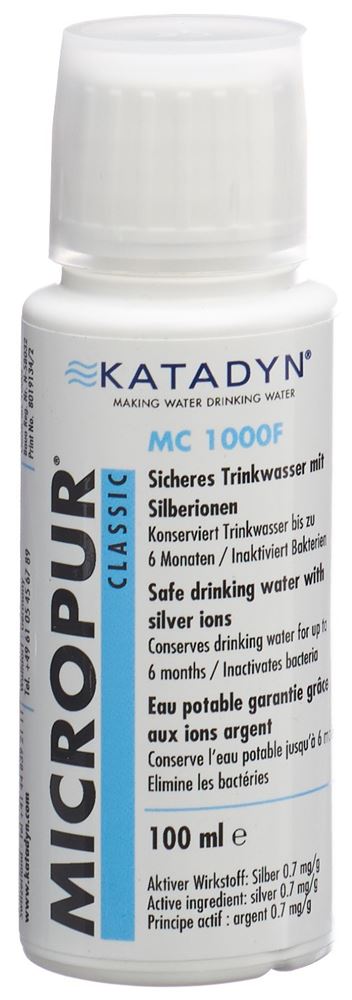 Micropur Classic MC 1000F liquido flacone 100 ml