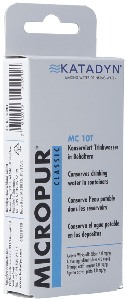 Micropur Classic MC 10T Tabl 40 Stk