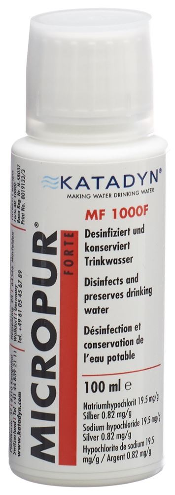 Micropur Forte Mf 1000f 100 ml Flüssigkeit