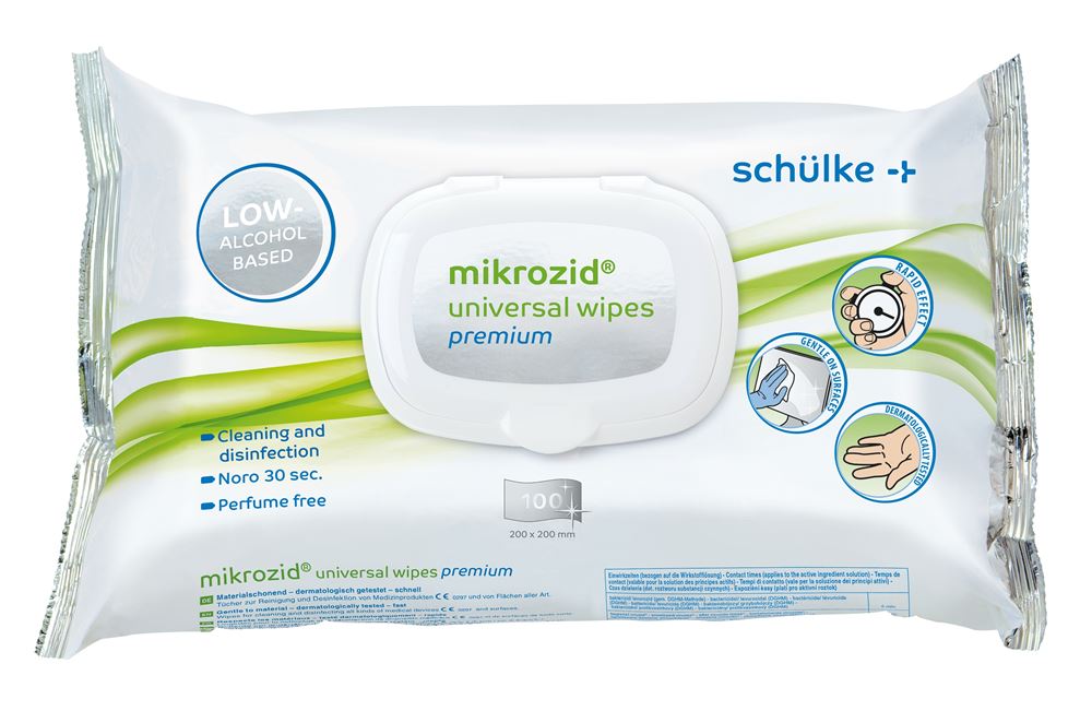 Image of mikrozid universal wipes premium Btl 100 Stk