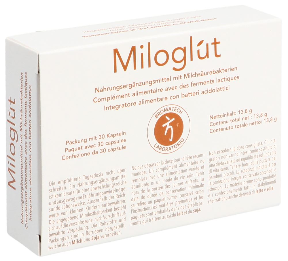 Miloglut Bromatech Capsule 30 pezzi