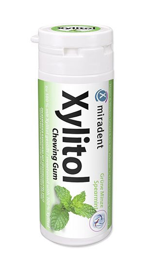 Image of Miradent Xylitol Kaugummi Spearmint 30 Stk
