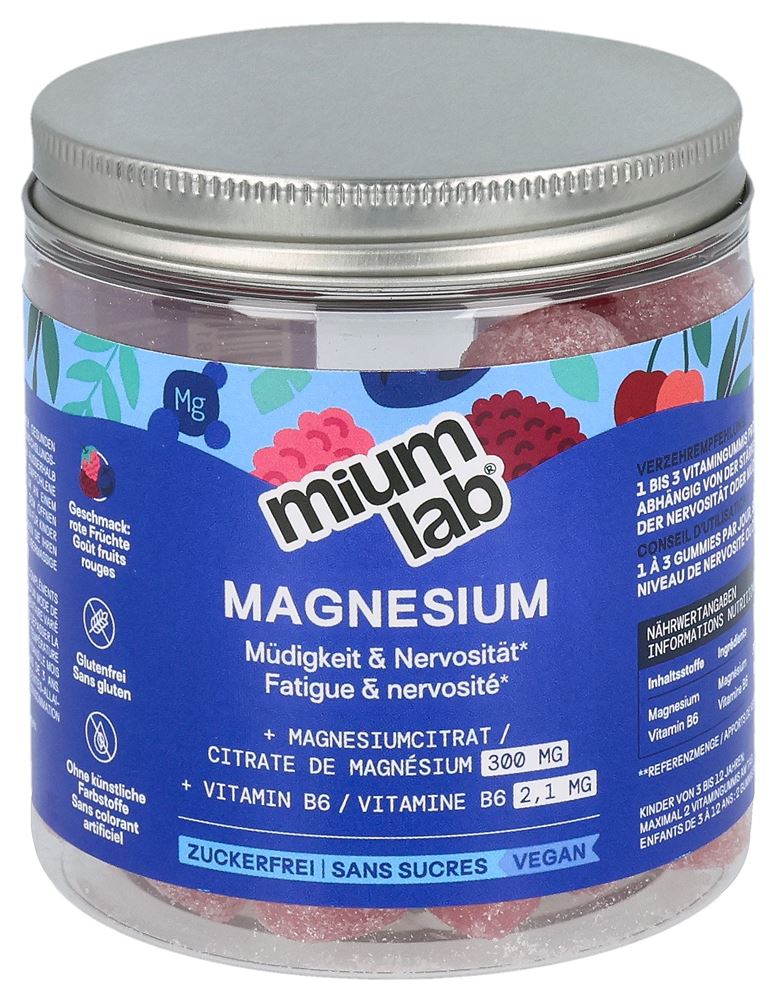 MiumLab gummies magnésium bte 42 pce