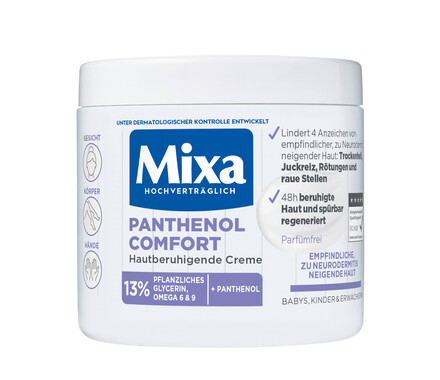Image of Mixa Panthenol Comfort Hautberuhigende Creme 400 ml