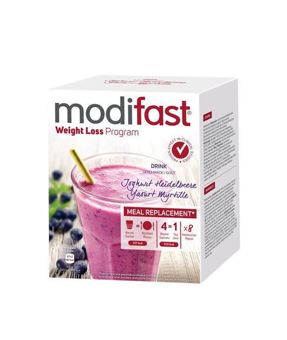 Image of Modifast Drink Yoghurt Heidelbeere 8 x 55 g