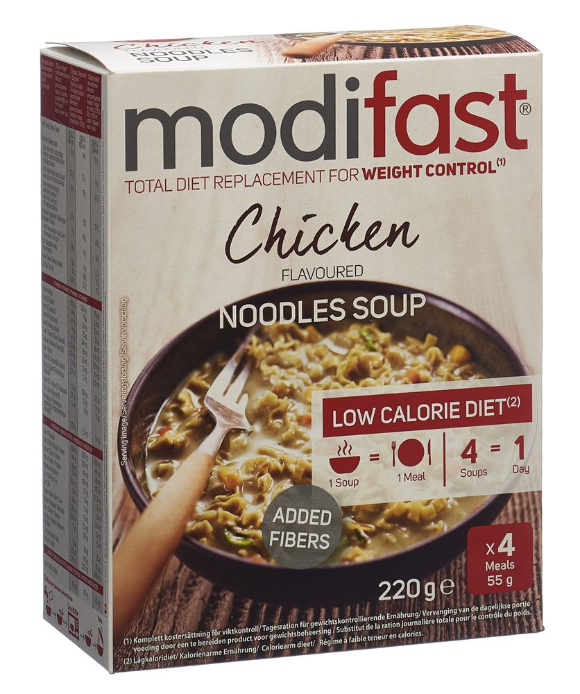 Image of Modifast Nudelsuppe Chicken 4 x 55 g