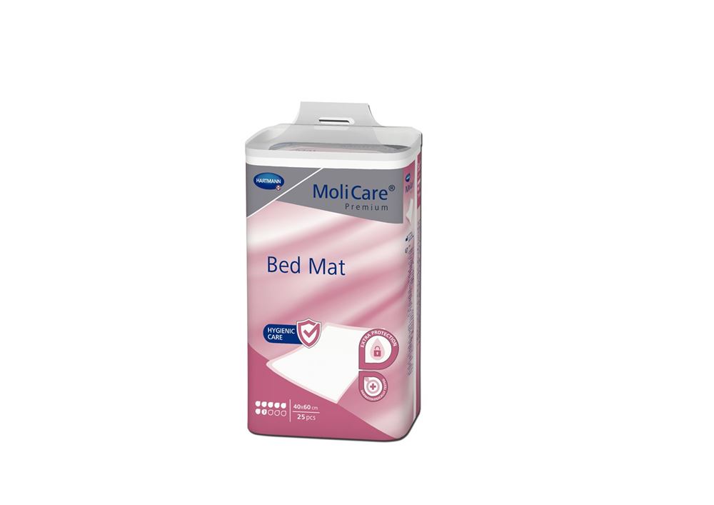 Image of MoliCare Bed Mat 7 40x60cm 25 Stk
