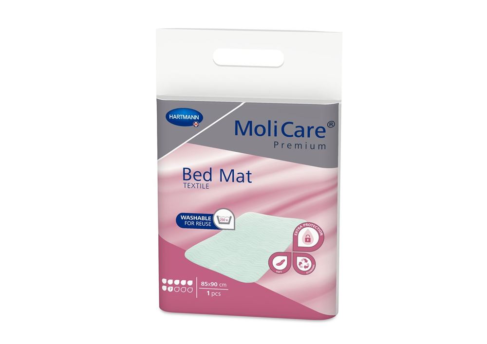 Image of MoliCare Bed Mat Textile 7 85x90cm