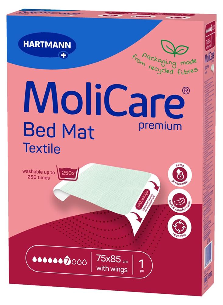 MoliCare Premium Bed Mat 75x85cm textile 7 Tropfen Btl
