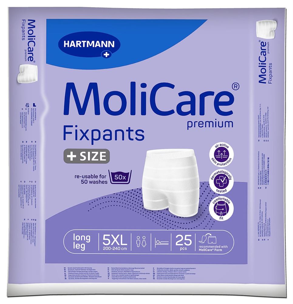 Image of MoliCare Premium Fixpants 5XL long Btl 25 Stk