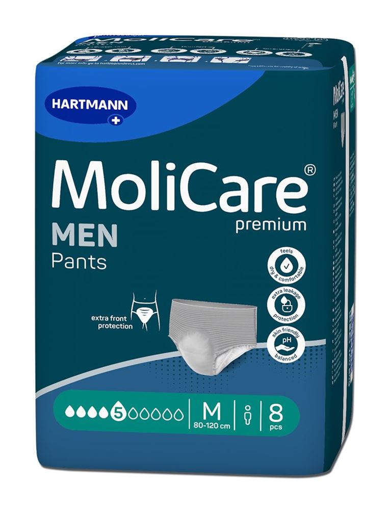 MoliCare Premium Men Pants M 5 gouttes sach 8 pce