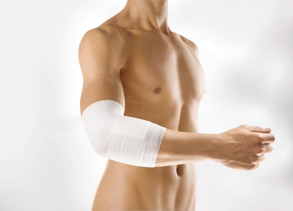 Mollelast haft bande de fixation 4cmx4m sans latex