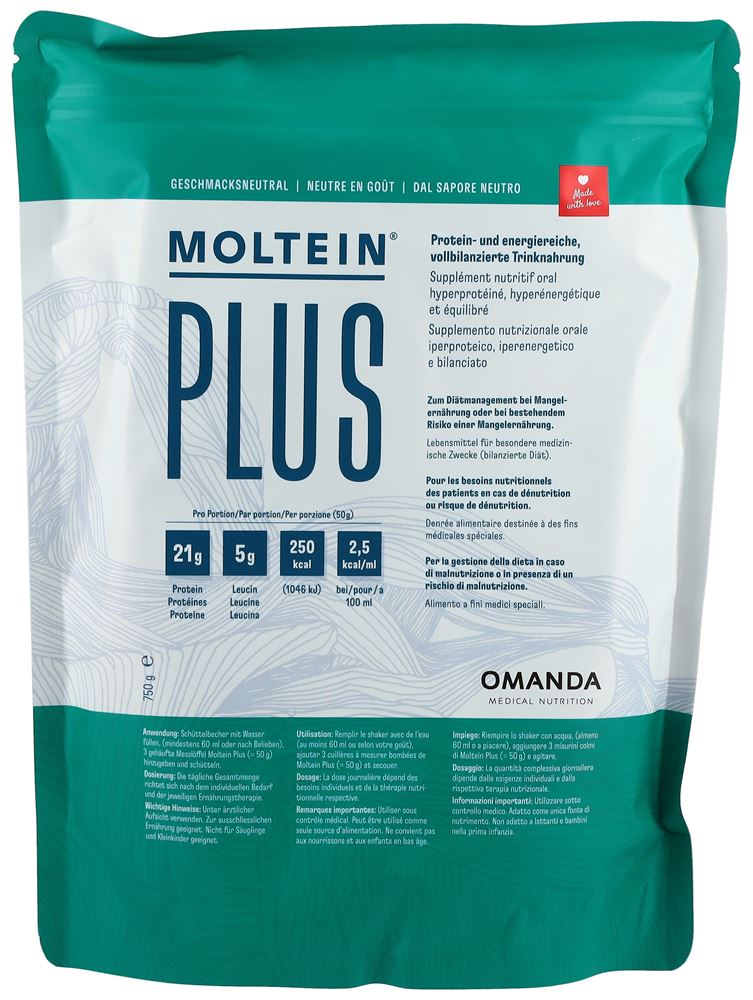 Moltein Plus 2.5 goût neutre sach 750 g