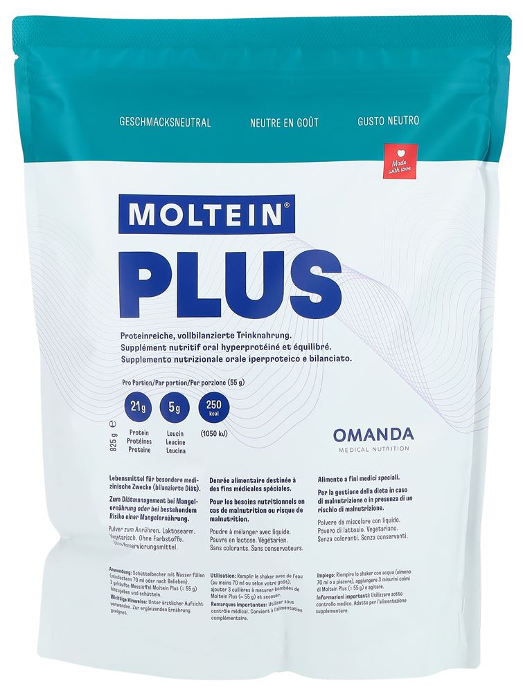 Moltein Plus 2.5 Geschmacksneutral Btl 825 g