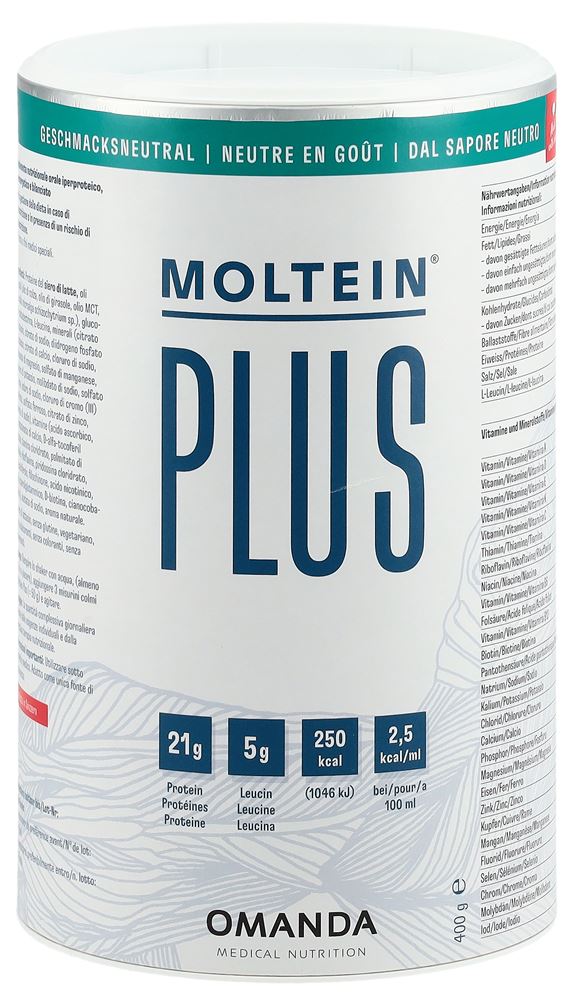 Moltein Plus 2.5 goût neutre bte 400 g