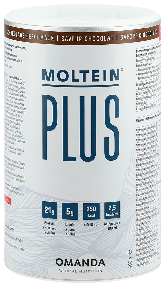 Image of Moltein Plus 2.5 Schokolade Ds 400 g
