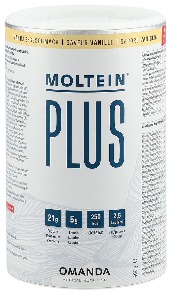 Image of Moltein Plus 2.5 Vanille Ds 400 g
