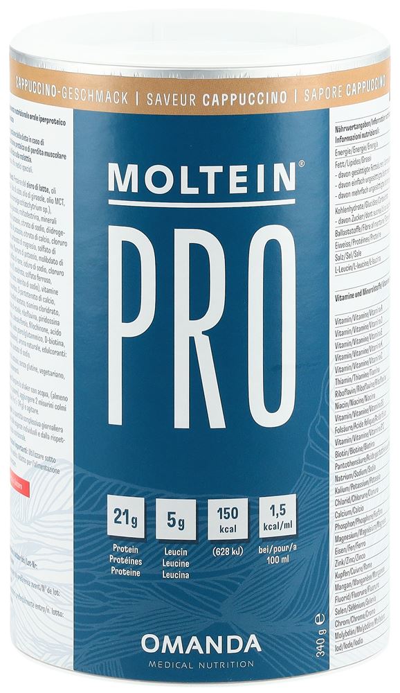 Moltein PRO 1.5 cappuccino bte 340 g