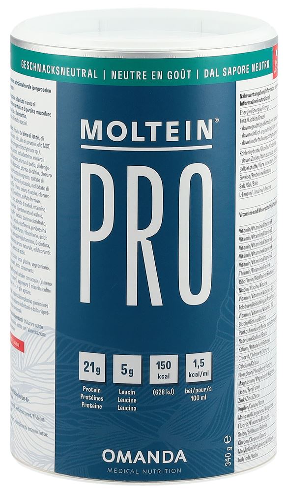 Moltein PRO 1.5 goût neutre bte 340 g