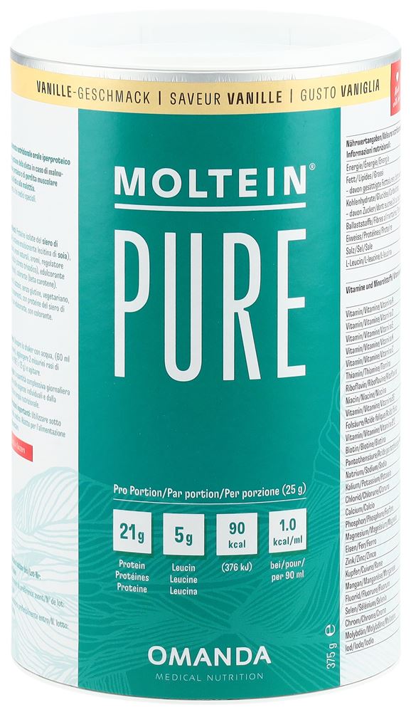 Moltein Pure vanille bte 375 g