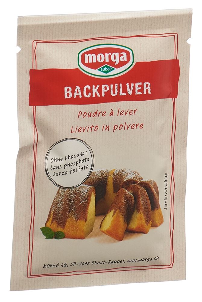 Image of Morga Backpulver ohne Phosphat Btl 22 g