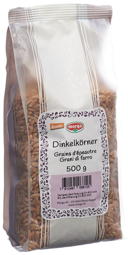 Image of Morga Dinkelkörner Bio Demeter Btl 500 g