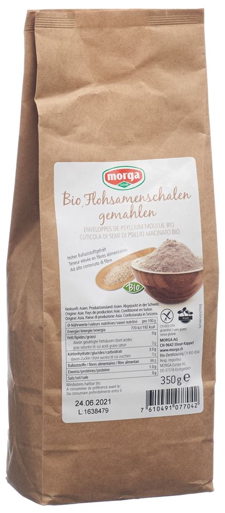 Morga psillio macinato senza glutine bio 350 g