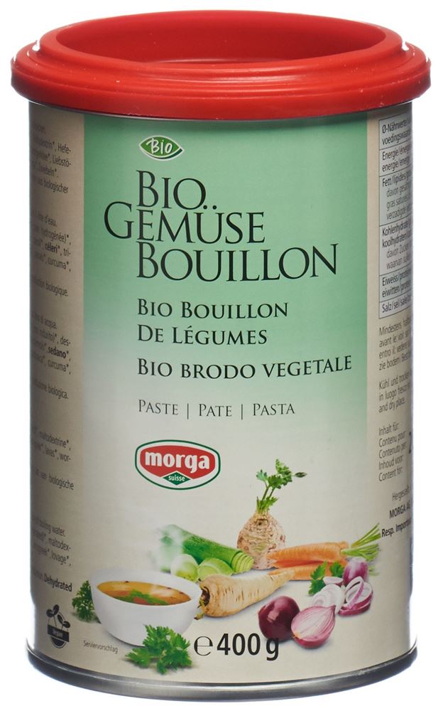 Morga Gemüse Bouillon Paste Bio Ds 400 g