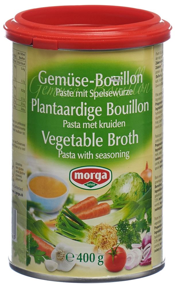 Morga Gemüse Bouillon Paste mit Speisewürze 400 g