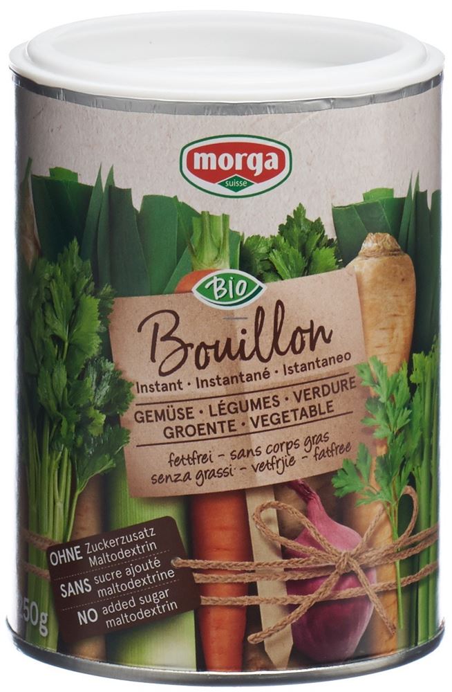Morga Bouillon de légumes go clean sans corps gras bio bte 250 g