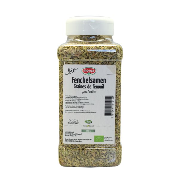 Image of Morga Gewürz Fenchelsamen ganz Bio Ds 380 g