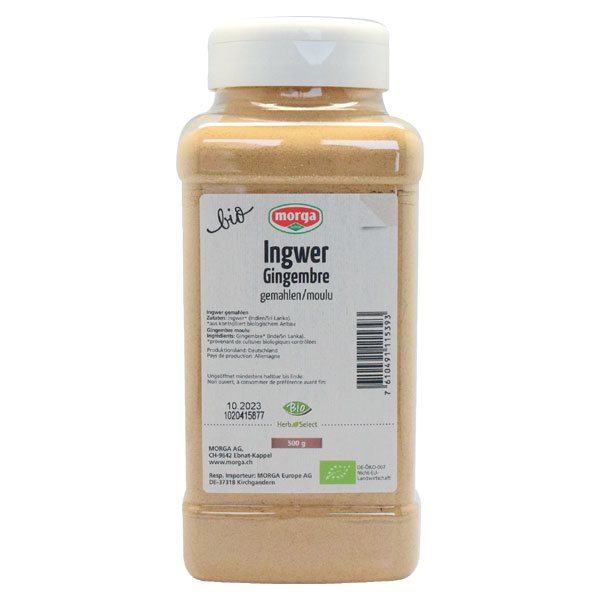 Image of Morga Gewürz Ingwer gemahlen Bio Ds 500 g