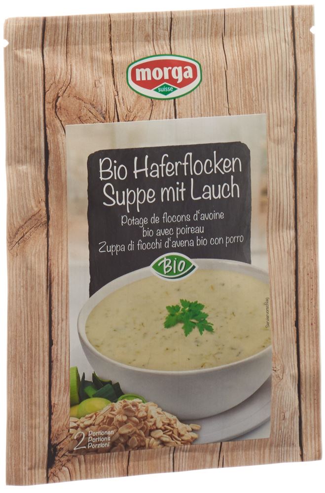 Image of Morga Haferflocken Suppe mit Lauch Bio 45 g