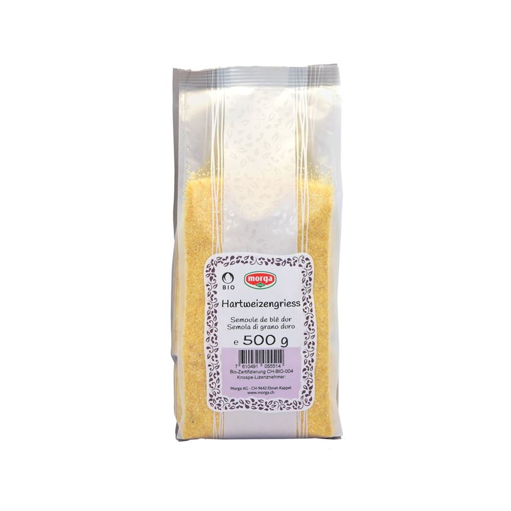 Image of Morga Hartweizengriess Bio Knospe Btl 500 g