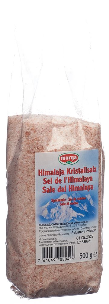 Morga Himalaya Kristallsalz Btl 500 g