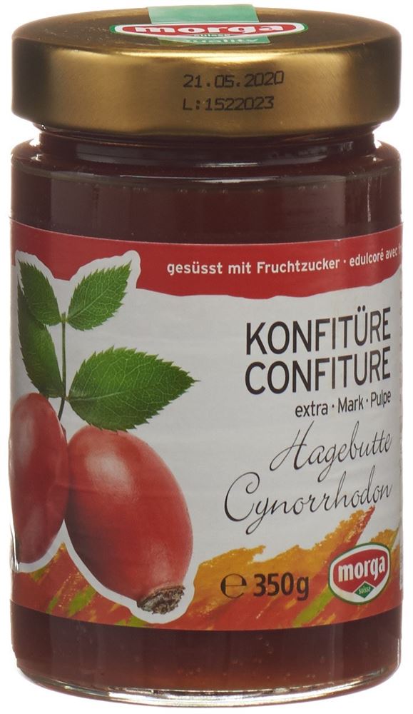 Morga confiture de pulpe cynorrhod avec fructose 350 g