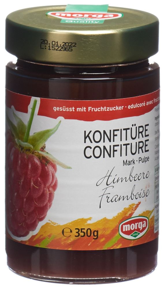 Image of Morga Konfitüre Himbeermark mit Fruchtzucker 350 g