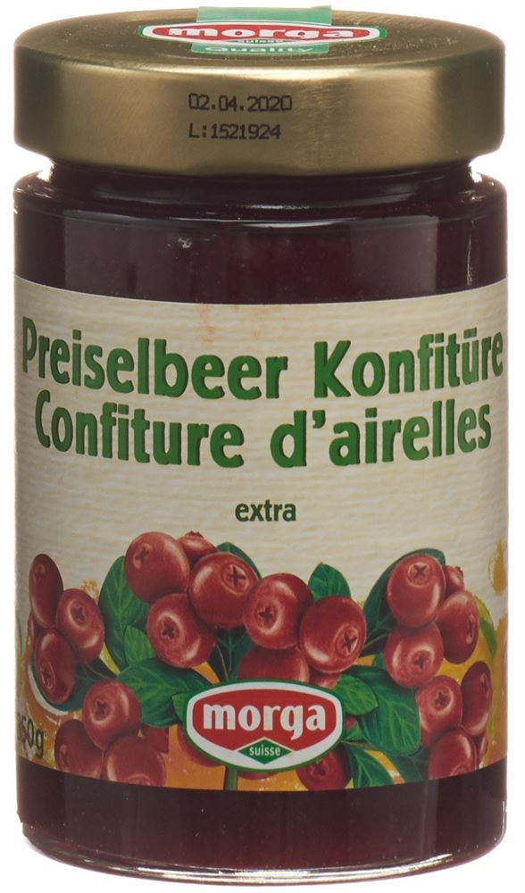 Image of Morga Konfitüre Preiselbeeren 350 g