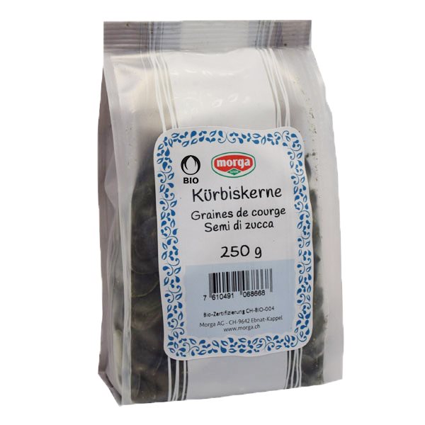 Image of Morga Kürbiskerne Bio Knospe Btl 250 g
