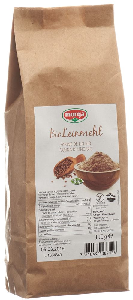 Image of Morga Leinmehl Bio glutenfrei Btl 300 g