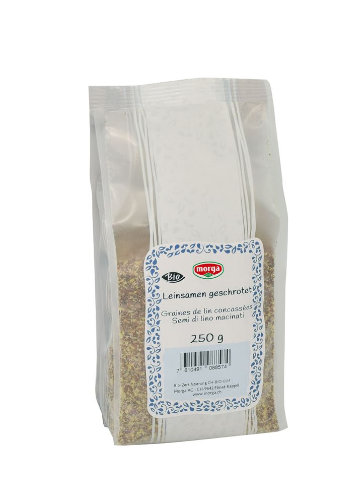 Image of Morga Leinsamen geschrotet Bio 250 g