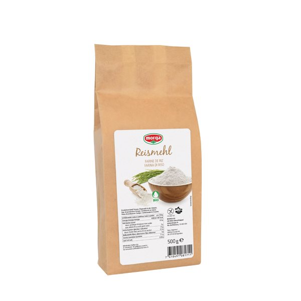 Image of Morga Reismehl glutenfrei Bio Knospe Btl 500 g