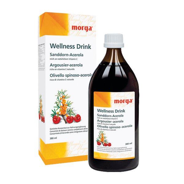 Image of Morga Sanddorn Wellness Drink Fl 380 ml