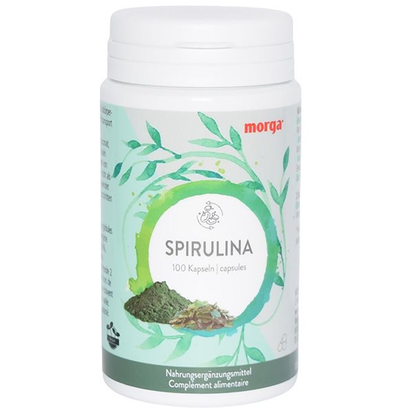 morga Spirulina capsules végétales 100 pce