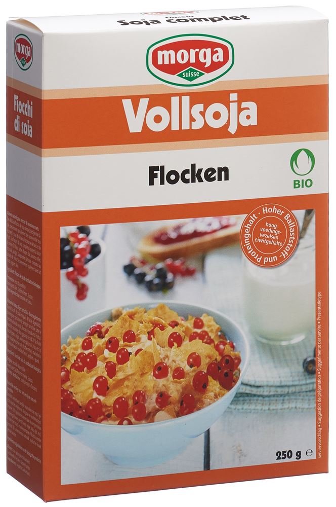Image of Morga Vollsoja Flocken Sünneli Knospe Bio 250 g