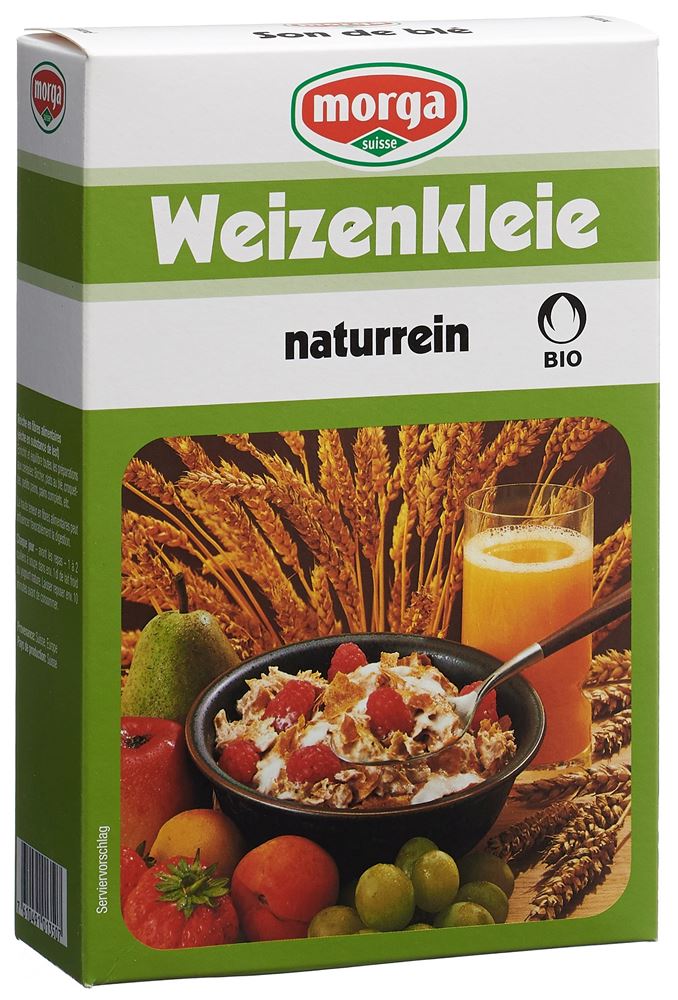 Image of Morga Weizenkleie naturrein Knospe Bio 250 g